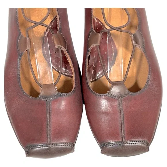 Pikolinos Gandia Leather Slip On Shoes in Garnet/Olmo Size 10 (41) - Picture 6 of 11